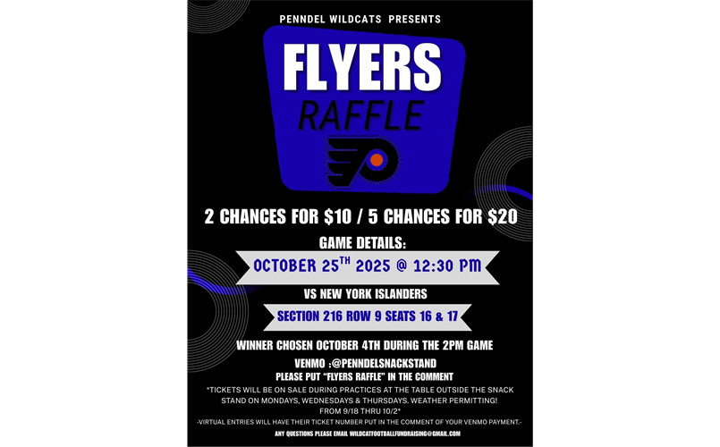 Flyers Ticket Raffle